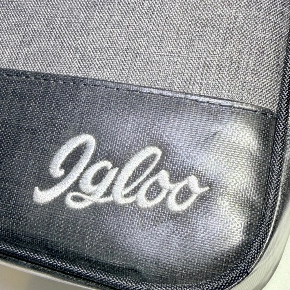Igloo MaxCold 2 Bottle Wine Cooler Bag Heather Gray Insulated Travel Carrier